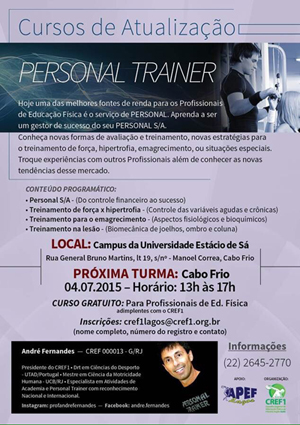 Curso Online de Tendência para uma Carreira de Personal Trainer - Portal  Educacao