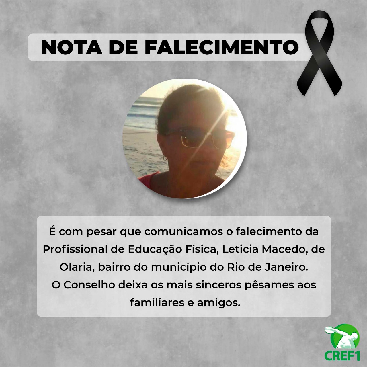 NOTA DE FALECIMENTO